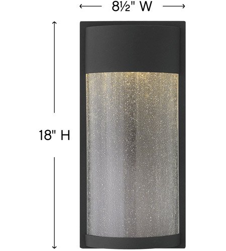 【HINKLEY】LEDアウトドア・ウォールライト「Shelter」1灯(L102×W216×H457mm)