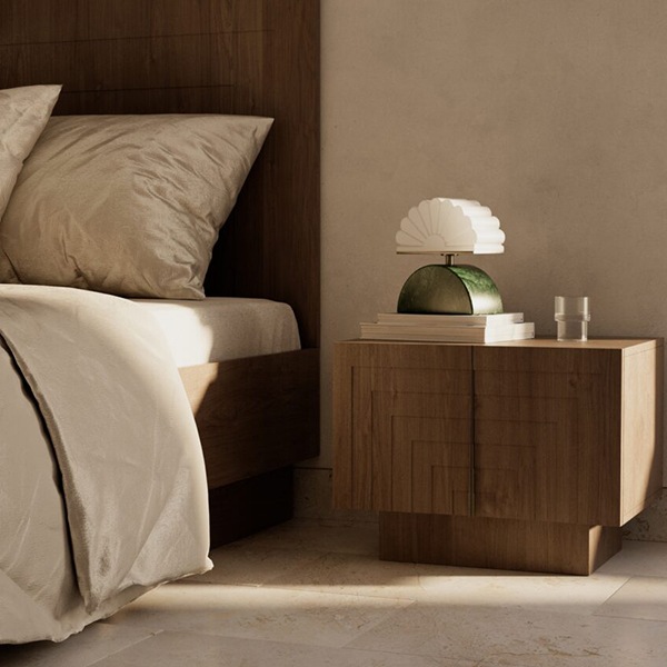 【aromas】 スペイン・インテリア照明「Gina」テーブルライト 1灯 ブラック／ゴールド (W200×D100×H335mm)