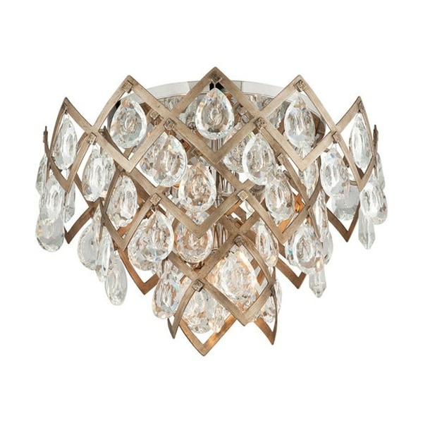 【2台在庫有!】【HUDSON VALLEY】アメリカ・デザイン照明 シーリングライト「Tiara」3灯(φ495×H405mm)