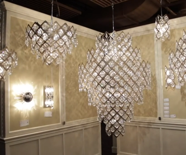 【2台在庫有!】【HUDSON VALLEY】アメリカ・デザイン照明 シーリングライト「Tiara」3灯(φ495×H405mm)