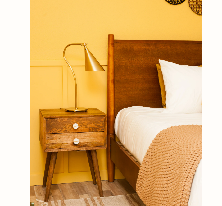 【MITZI】アメリカ・モダンテーブルライト「LUPE」1灯・ゴールド(W177.8×H520.7mm)