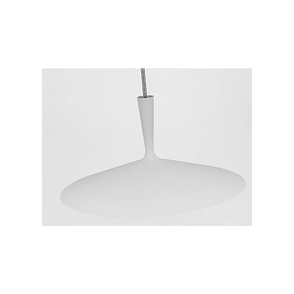 【Visual Comfort】アメリカ・デザイン照明 ペンダントライト「Rosetta XL Pendant」1灯　ホワイト・シルバー（W660×H330mm）