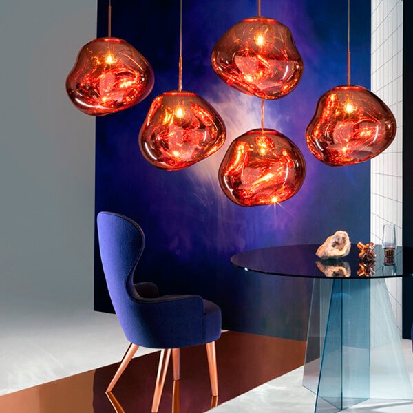 Tom Dixon】「Melt pendant, chrome」ペンダントライト クロム