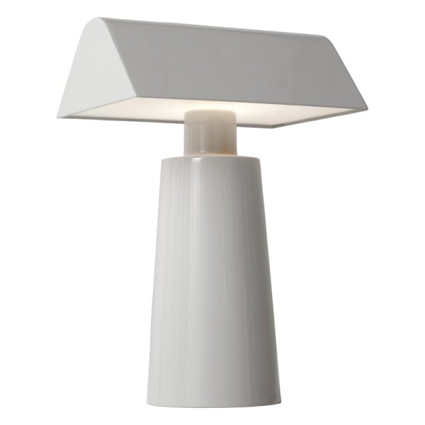 【&Tradition】北欧デザイン照明「Caret MF1 portable table lamp, silk grey」テーブルライト(W100×D150×H220mm)