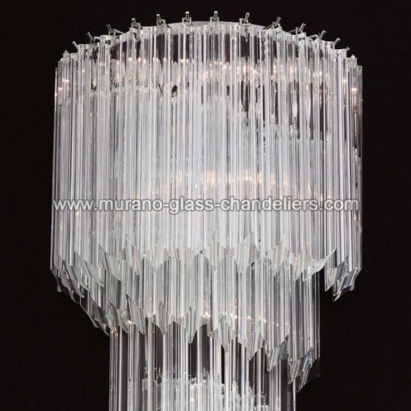 【MURANO GLASS CHANDELIERS】イタリア・ヴェネチアンガラスウォールライト3灯「MARILYN」（W300×H600mm）