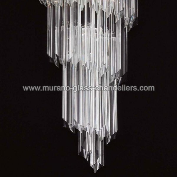 【MURANO GLASS CHANDELIERS】イタリア・ヴェネチアンガラスウォールライト3灯「MARILYN」（W300×H600mm）