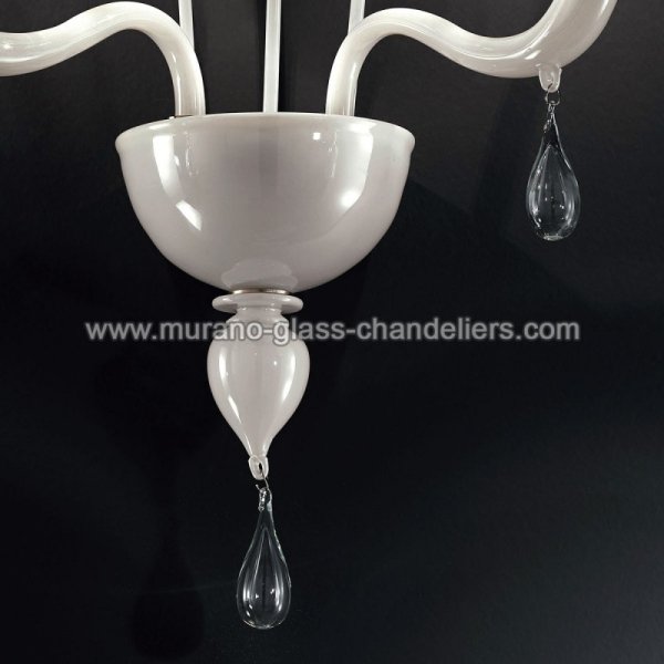 【MURANO GLASS CHANDELIERS】イタリア・ヴェネチアンガラスウォールライト3灯「DUNCAN」（W400×D260×H560mm）
