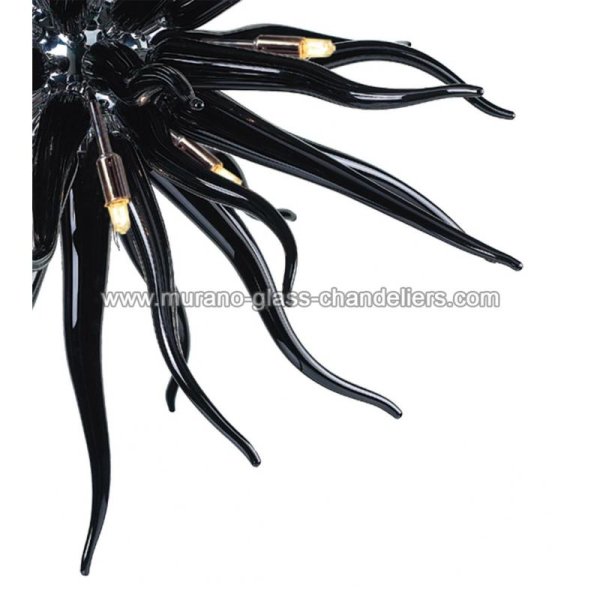 【MURANO GLASS CHANDELIERS】イタリア・ヴェネチアンガラスシャンデリア9灯「SEDUZIONE」（W950×H950mm）