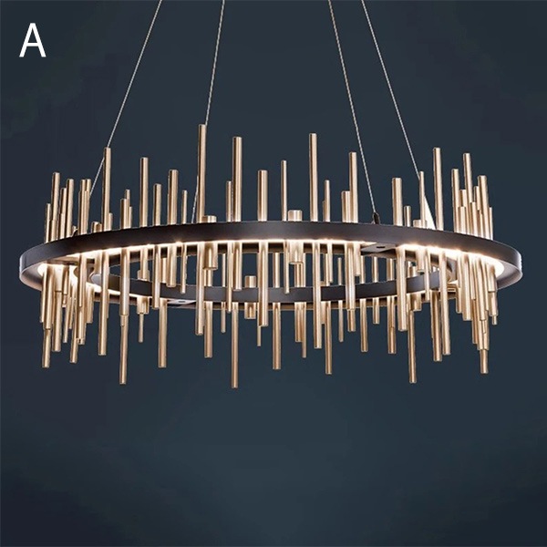 デザイン照明　モダンリングペンダントライト　2カラー（φ600／800／1000mm）