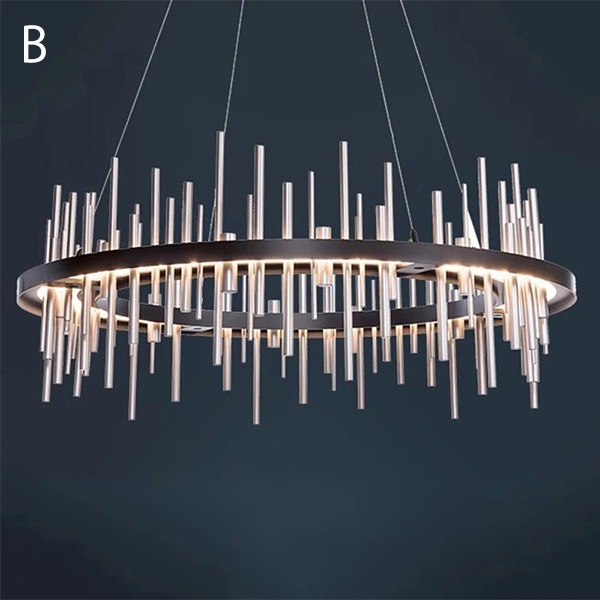 デザイン照明　モダンリングペンダントライト　2カラー（φ600／800／1000mm）