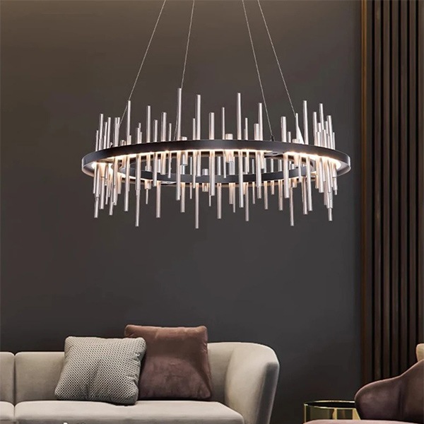 デザイン照明　モダンリングペンダントライト　2カラー（φ600／800／1000mm）