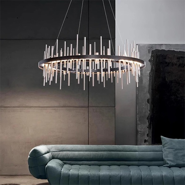 デザイン照明　モダンリングペンダントライト　2カラー（φ600／800／1000mm）