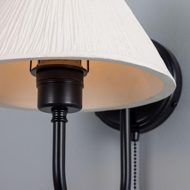 【Mullan】アイルランド「Tilia-Organic Ceramic」ウォールライト 1灯 マットホワイト（W240×D295×H315mm）