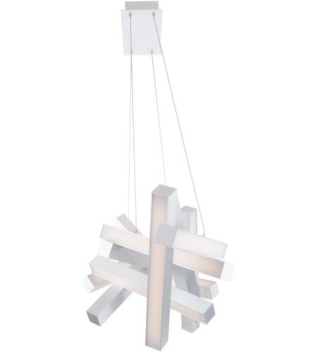 【Modern Forms】アメリカ・デザイン照明「Chaos」LED  つや消しアルミニウム（W540×D1220×H500mm）