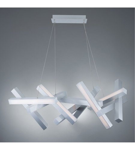 【Modern Forms】アメリカ・デザイン照明「Chaos」LED  つや消しアルミニウム（W540×D1220×H500mm）