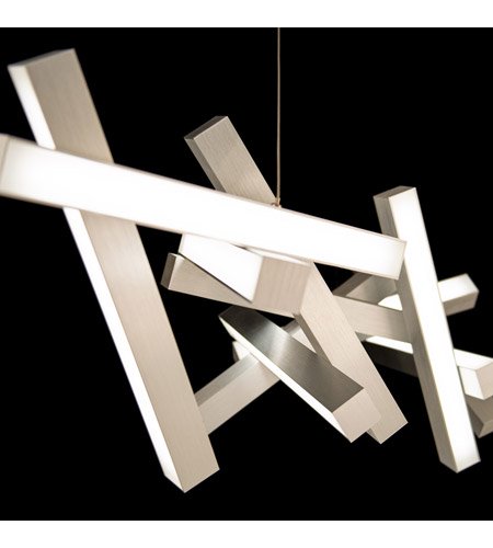 【Modern Forms】アメリカ・デザイン照明「Chaos」LED  つや消しアルミニウム（W540×D1220×H500mm）