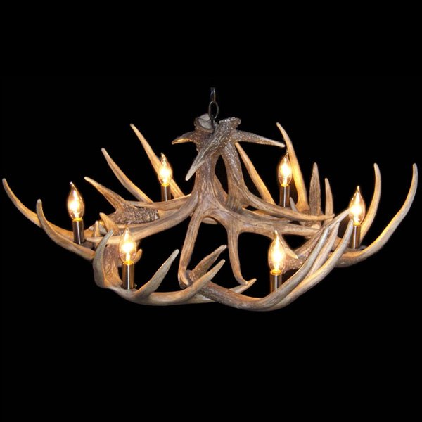 鹿の角】ホーンシャンデリア 6灯（Φ700×H300mm）***** | EL JEWEL