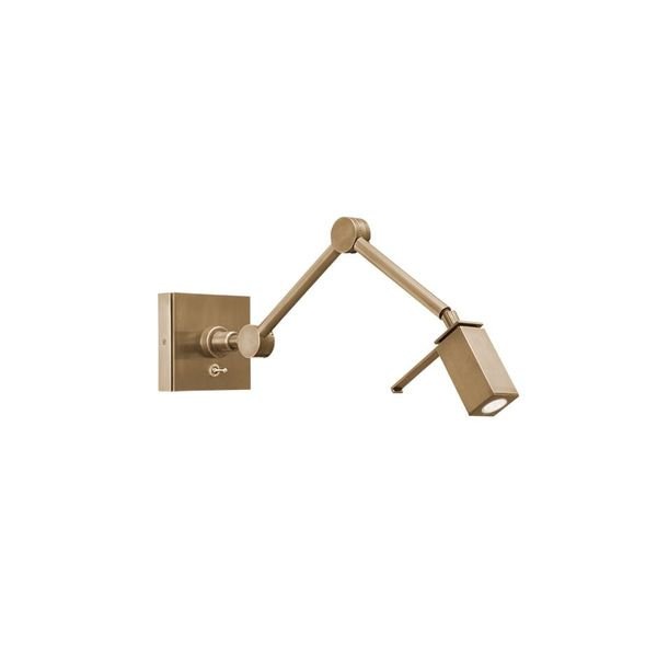 【MARETTI】オランダ・LEDウォールライト「FINO」1灯 BRONZE（W120mm）