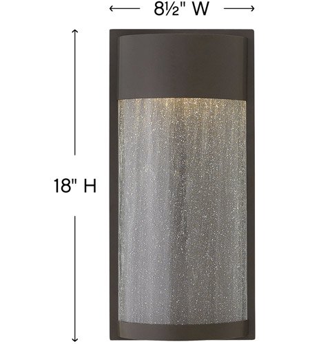 【HINKLEY】LEDアウトドア・ウォールライト「Shelter」1灯(L102×W216×H457mm)