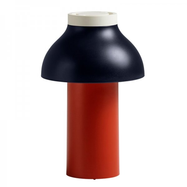 【HAY】「PC Portable table lamp, dusty red」テーブルランプ ダスティレッド(Φ140×H220mm)