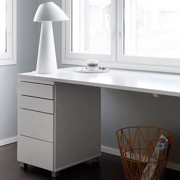 【Lundia】「Loisto table lamp, white」テーブルランプ ホワイト(Φ285×H545mm)