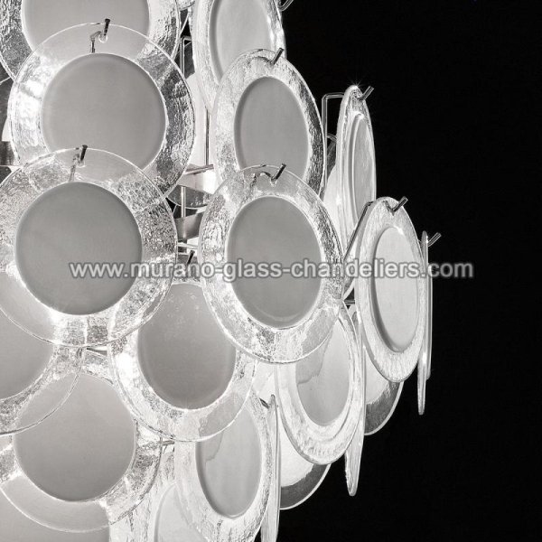 【MURANO GLASS CHANDELIERS】イタリア・ヴェネチアンガラスシャンデリア12灯「MELODY」（W750×H950mm）