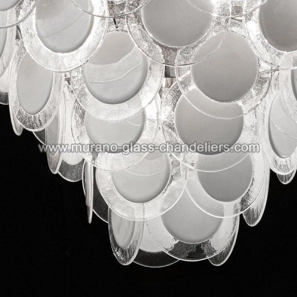 【MURANO GLASS CHANDELIERS】イタリア・ヴェネチアンガラスシャンデリア12灯「MELODY」（W750×H950mm）