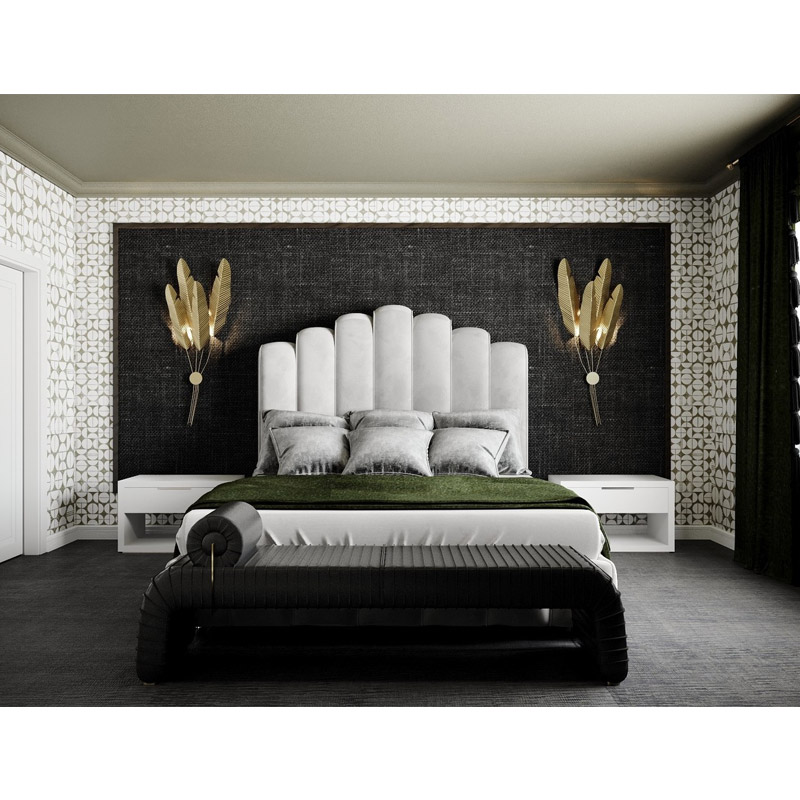 【CURREY】アメリカ・ウォールライト 4灯「Tropical」ゴールド(W495×D177×H1225mm)