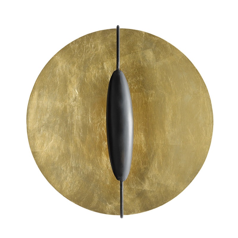 【CURREY】アメリカ・ウォールライト 1灯「Pinders」ゴールド（W508×D196×H527mm）