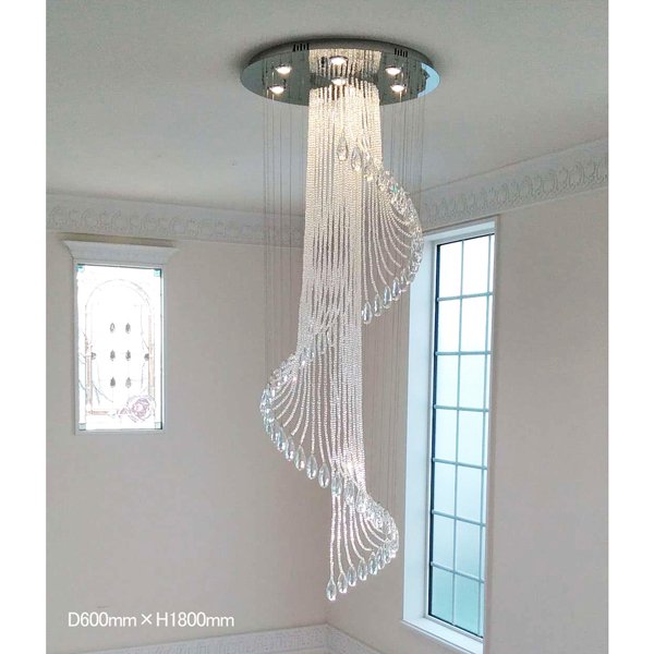 【JCTELNIY】モダンシャンデリア（D400～D800mm×H1200～H2500mm）