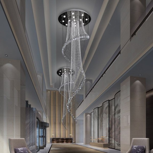 【JCTELNIY】モダンシャンデリア（D400～D800mm×H1200～H2500mm）