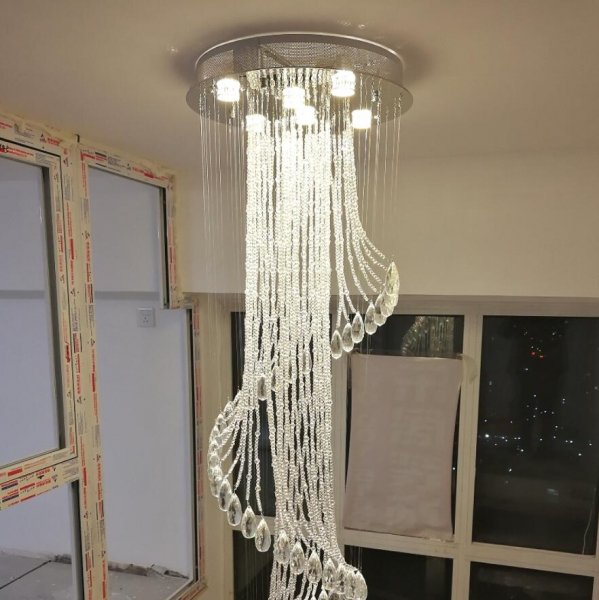 【JCTELNIY】モダンシャンデリア（D400～D800mm×H1200～H2500mm）