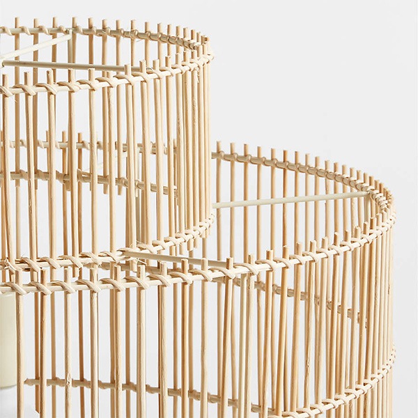 アメリカ・デザイン照明 モダンラタンペンダントライト「Noon」Natural