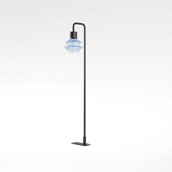 【Bover】 スペイン・インテリア照明「Drop M／70」Blue Glass ／ Clear (W230×H700mm)
