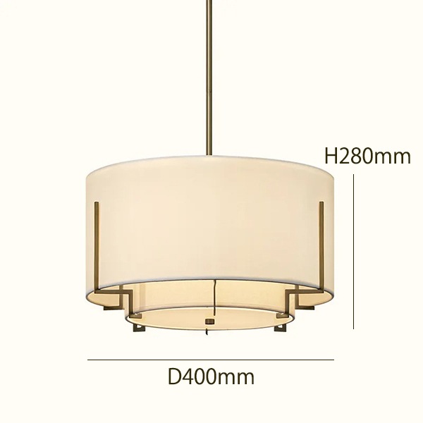 デザイン照明  ペンダントライト ラウンド ゴールド（D400／500／600mm） 