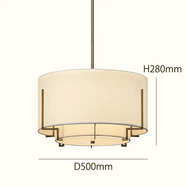 デザイン照明  ペンダントライト ラウンド ゴールド（D400／500／600mm） 