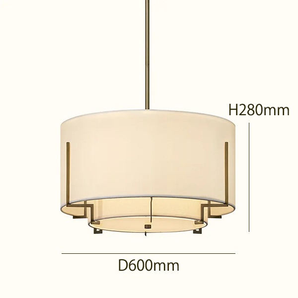 デザイン照明  ペンダントライト ラウンド ゴールド（D400／500／600mm） 