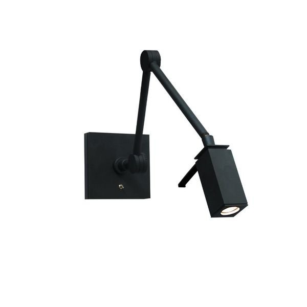 【MARETTI】オランダ・LEDウォールライト「FINO」1灯 BLACK(W120mm)