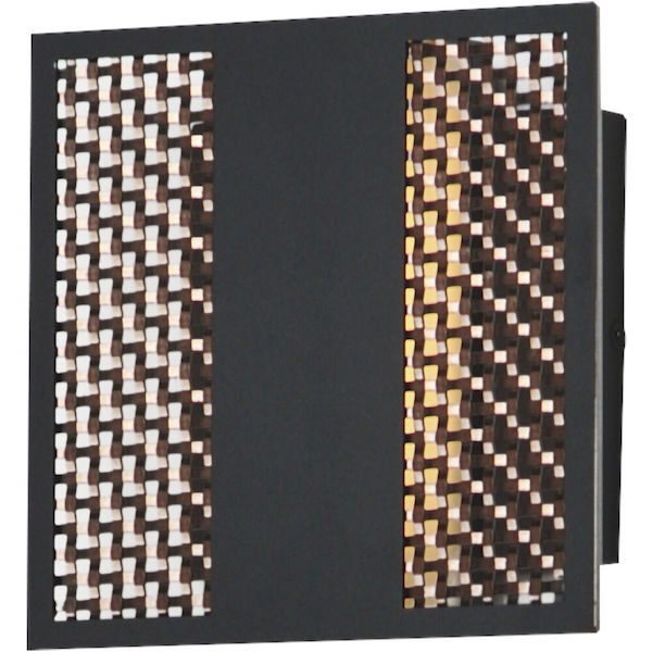 【ET2】アメリカ・アウトドアウォールライト「Interlace 」ブラック（W166×D64×H166mm）