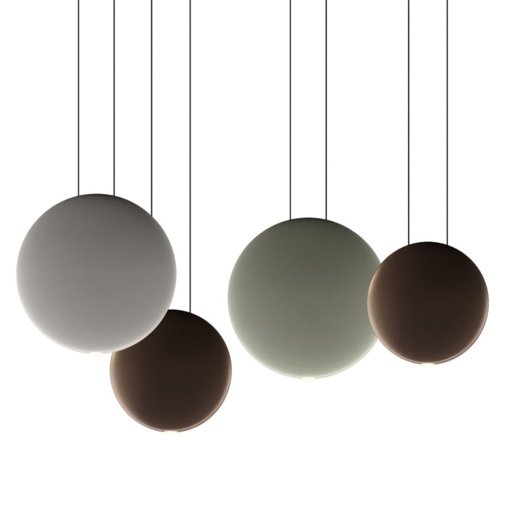【Vibia】スペイン・LEDシーリングライト4灯「Cosmos」(W760×D240mm)