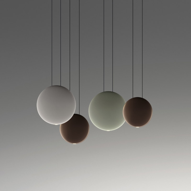 【Vibia】スペイン・LEDシーリングライト4灯「Cosmos」(W760×D240mm)