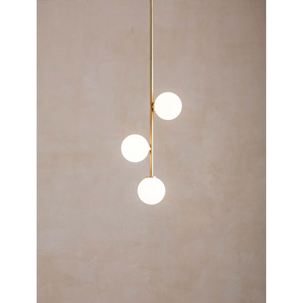 【ALLIED MAKER】 アメリカ・インテリア照明「Bloom 3」ペンダントライト 3灯 カスタムカラー (W261×D210×H528mm)