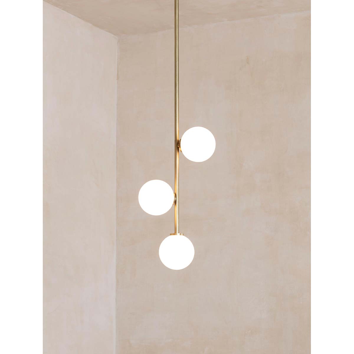 【ALLIED MAKER】 アメリカ・インテリア照明「Bloom 3」ペンダントライト 3灯 カスタムカラー (W261×D210×H528mm)