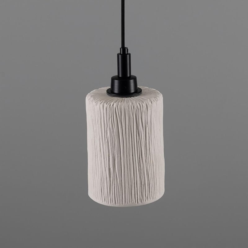 【Mullan】アイルランド「Senna-Organic Ceramic Bathroom」ペンダントライト 1灯 マットホワイト（W120×H260mm）