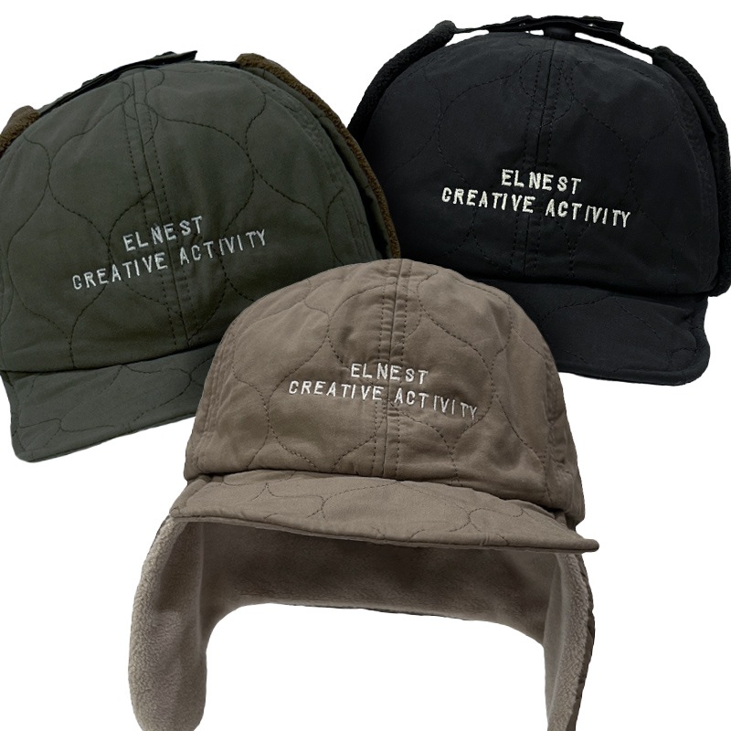 NOSTALGIA QUILTED  FLAP CAP