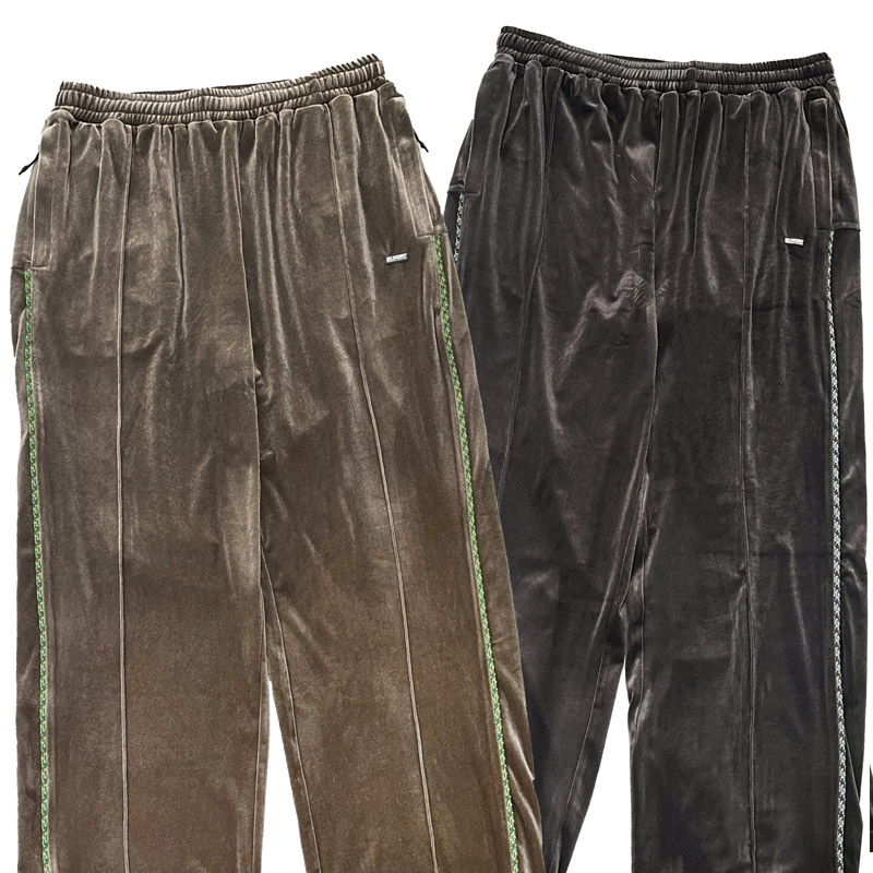 E-LINE TRACK PANTS(VELOUR)