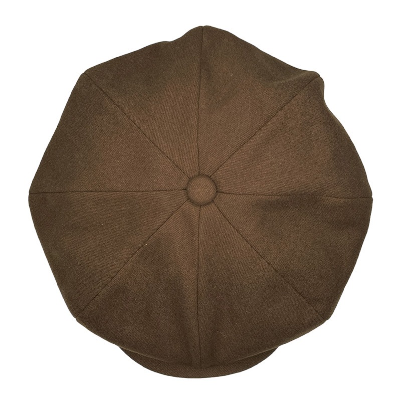 STAINED WOOL CASQUET