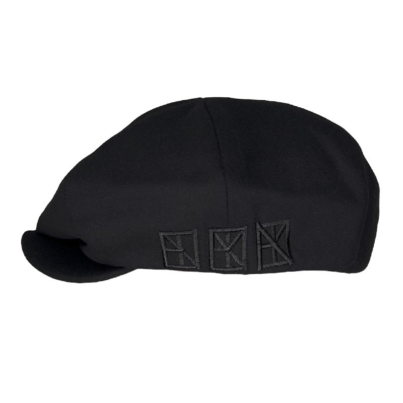 STAINED WOOL CASQUET