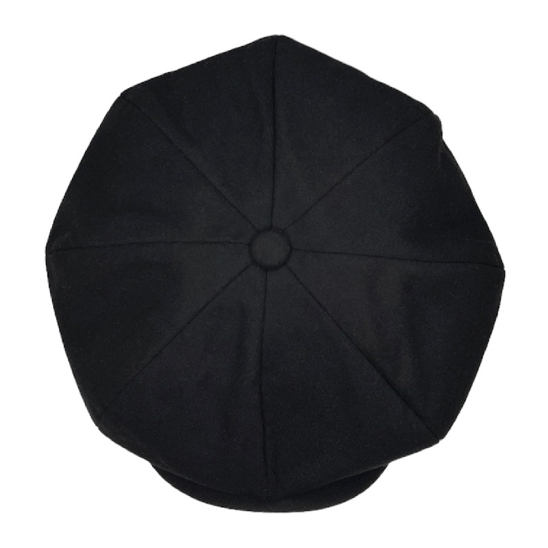 STAINED WOOL CASQUET