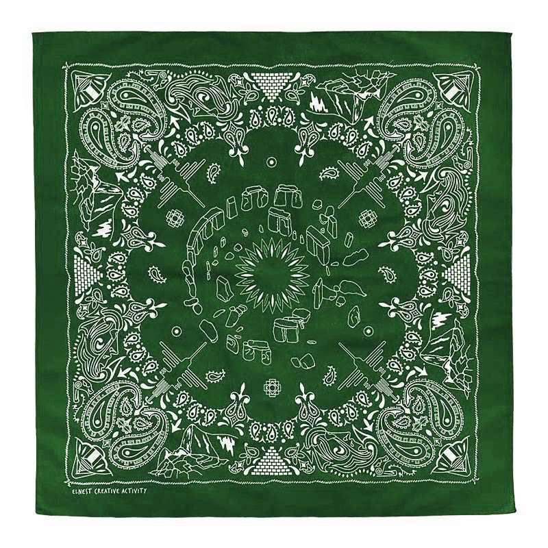 SEVEN WONDERS PAISLEY BANDANA